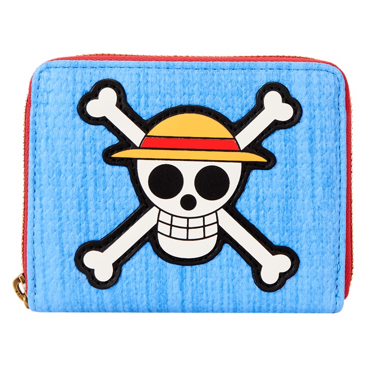 ✔️ONE PIECE NYCC Limited Edition One Piece Luffy Jolly Roger Zip Around Wallet