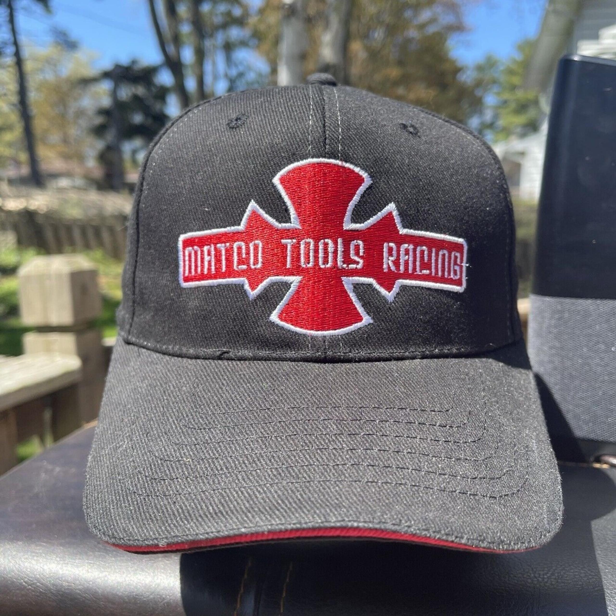 Vintage Matco Tools Racing Embroidered Mechanic Strapback Hat Cap Rare