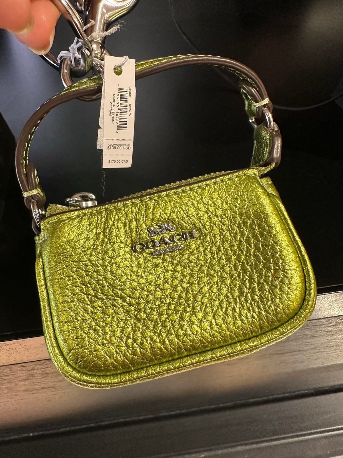 Coach Mini Nolita Bag Charm CP360 NWT