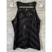 White House Black Market Sequin Chevron Halter Keyhole Top Shirt Blouse Size S