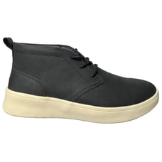 Izod Palmer Mens Size 8 Lace Up Chukka Boot Shoes Black Memory Foam