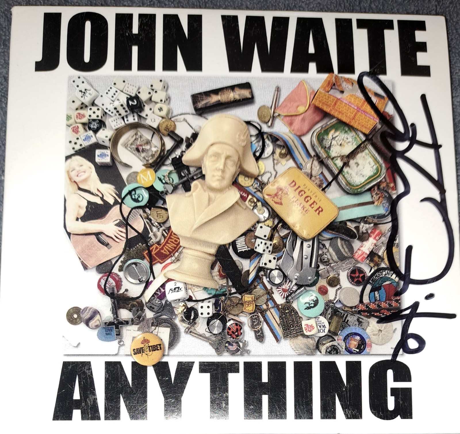 John Waite Autographed Anything cd