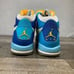 Jordan Big Kids Size 7 Youth Legacy 312 Just Fly Athletic Sneakers Shoes Blue