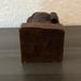 Vintage Laughing Happy Carved Wood Buddha