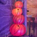 3' Stacked Pumpkins Blow Mold Halloween HTF Cracker Barrel