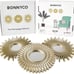 Gold Mirrors for Wall Pack of 3 Wall Mirrors for Room Decor & Home Decor