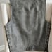 Mens Papas Leather Oklahoma Chaps.Distressed Gray. Size Small