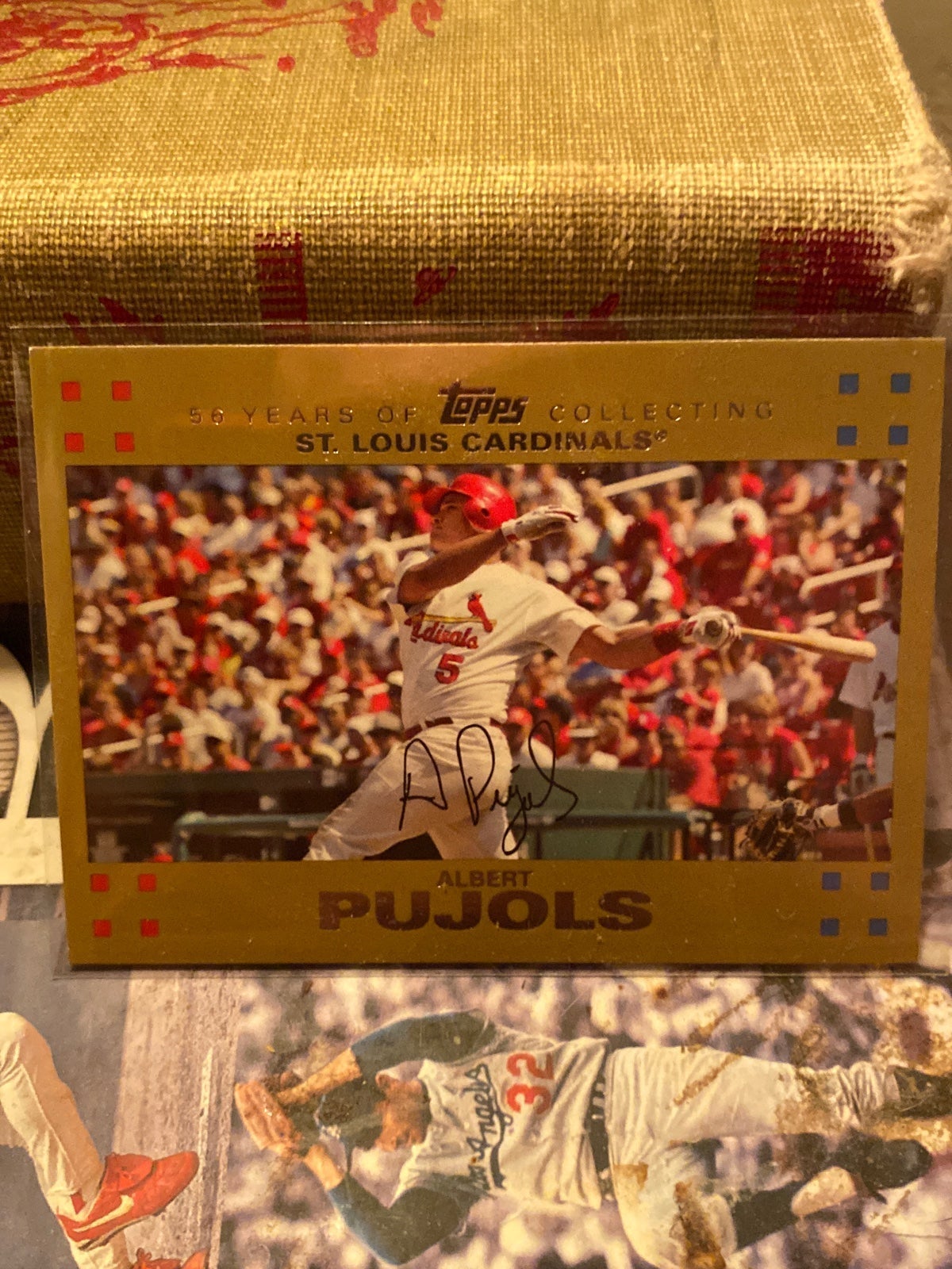 Topps 07’ Gold Parallel Albert Pujols #’d Rare