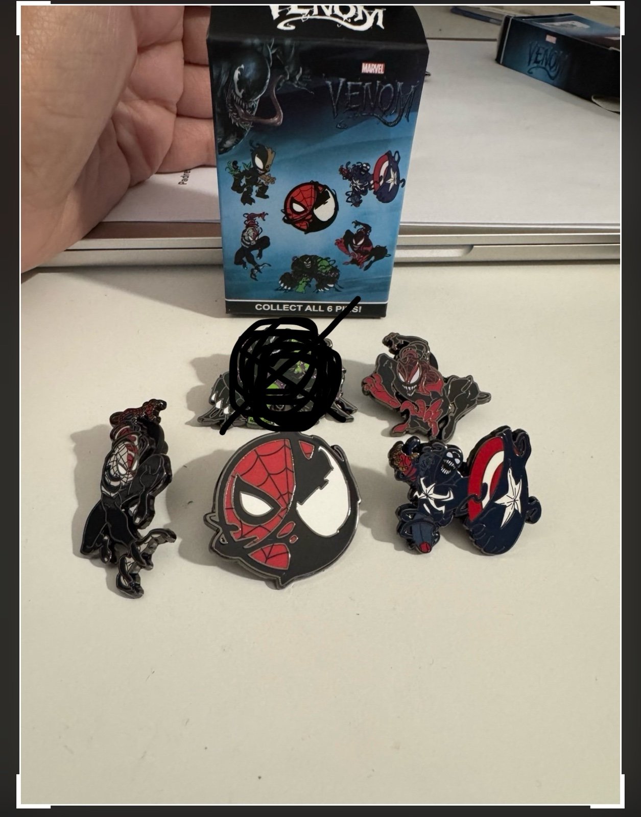 Venom Mystery Pins