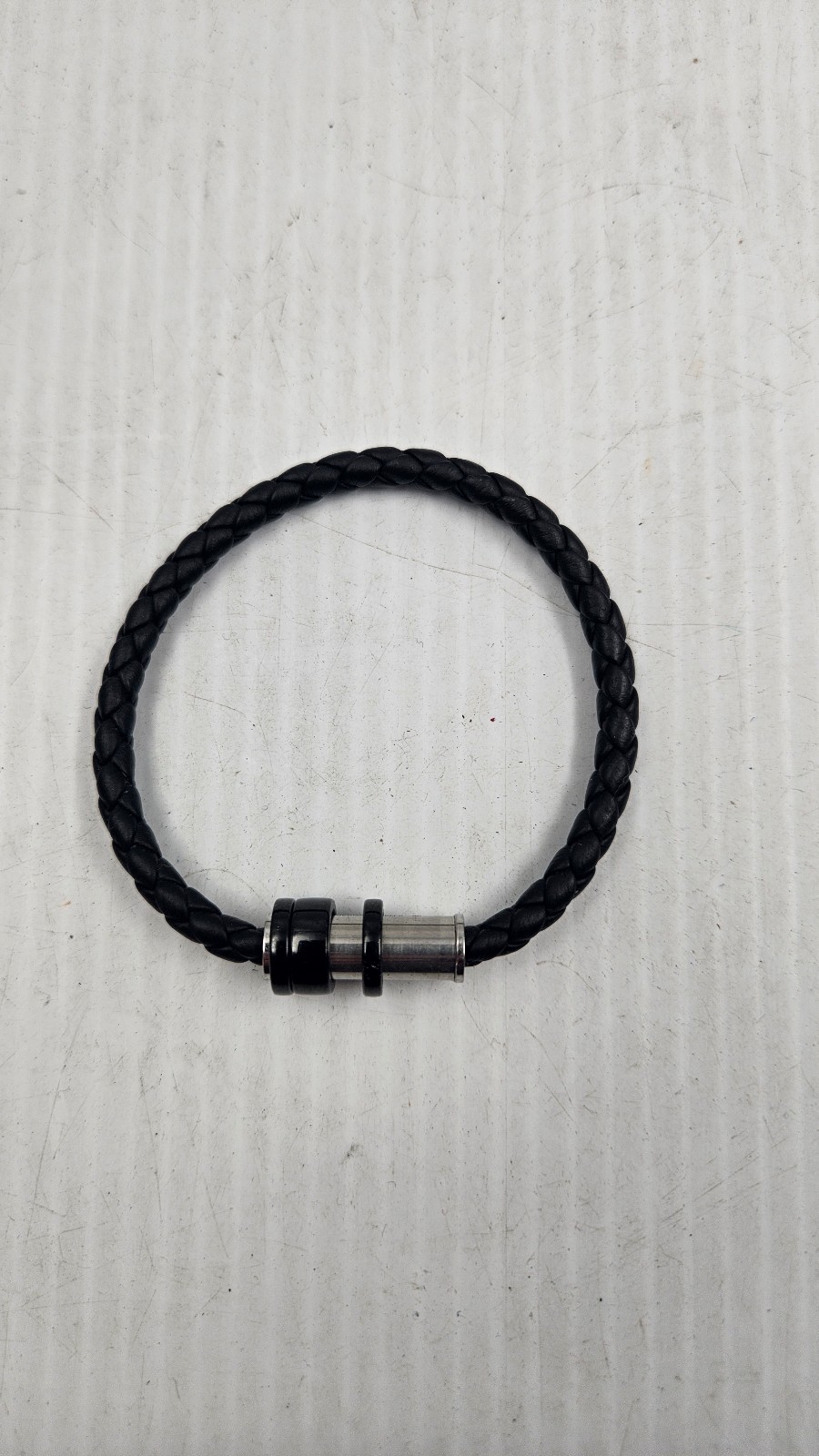 MONTBLANC bracelet Black mens Used