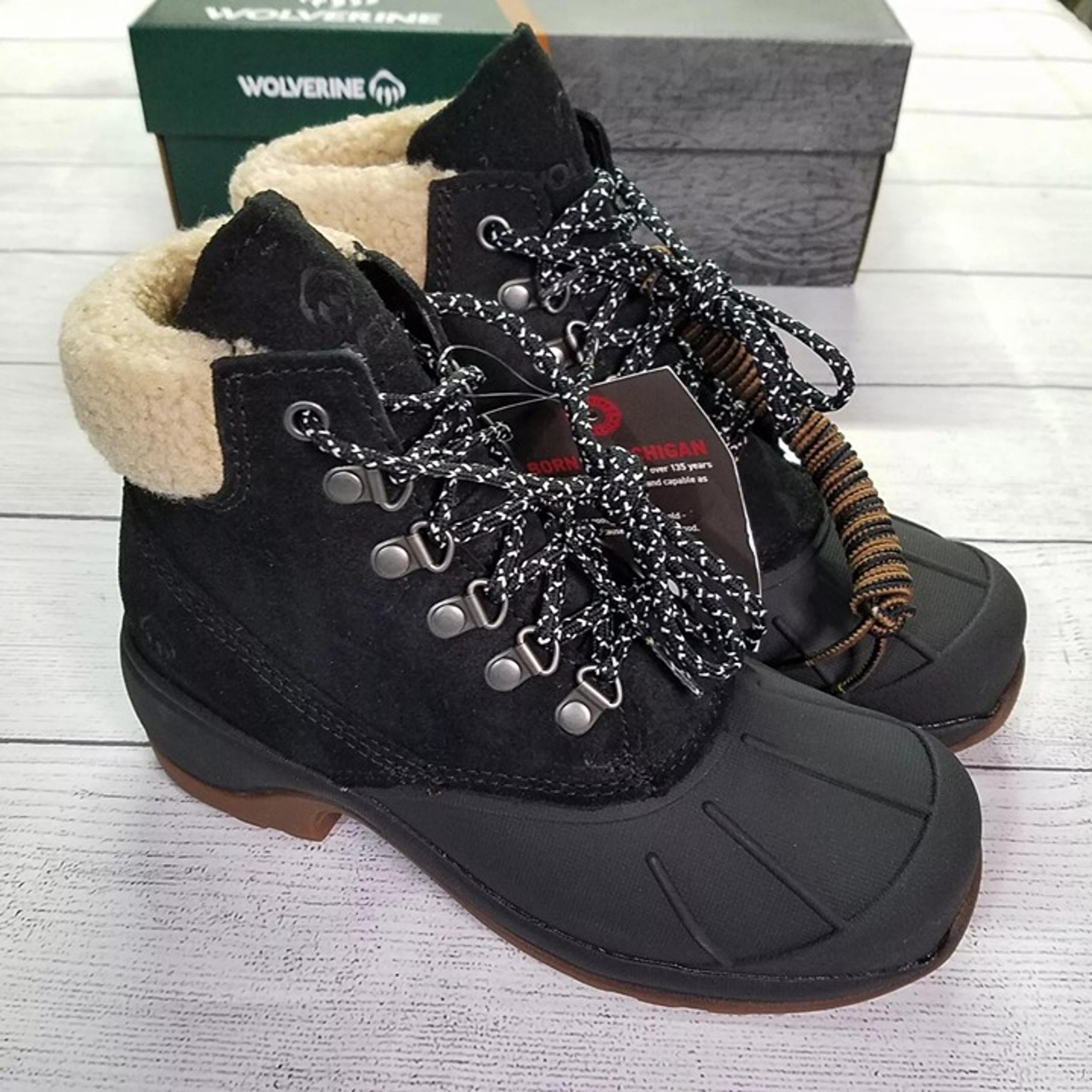 Wolverine Frost Waterproof Insulated Boots Womens Sz 6 Black 200g