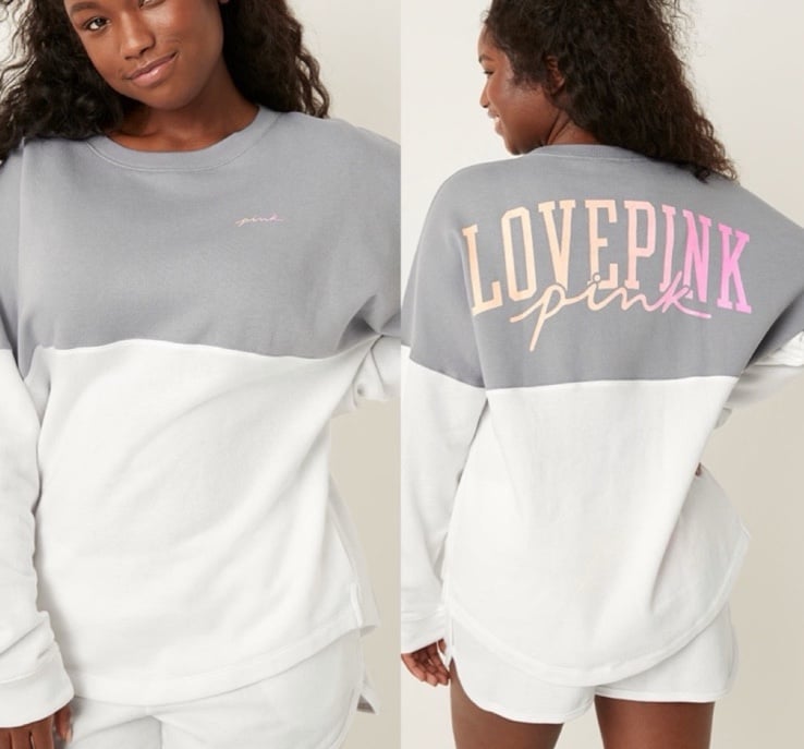 PINK large varsity crew