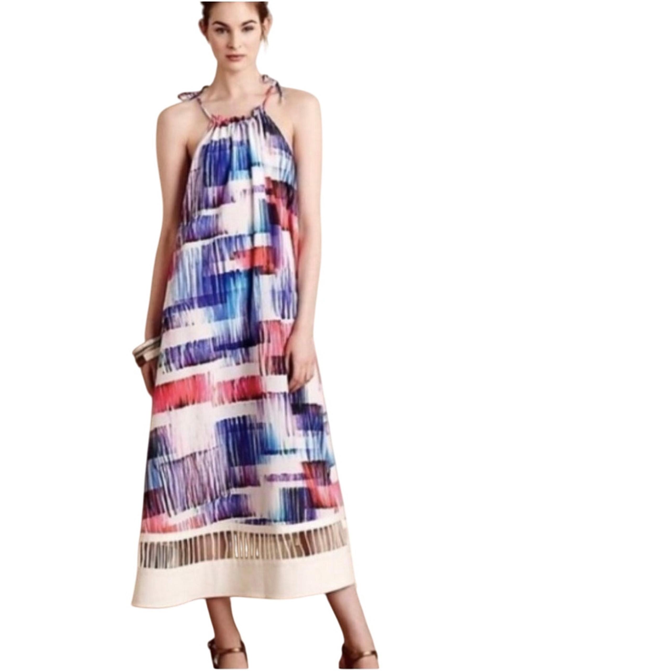Sachin + Babi Womens abstract midi trapeze dress Size XS