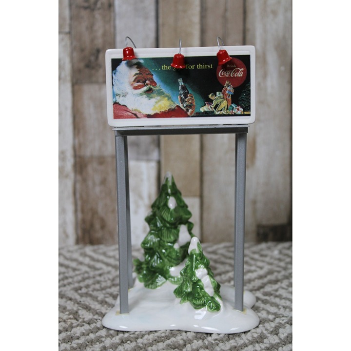Dept. 56 Coca-Cola Billboard Accessory - Apart of The Original Snow Village Co