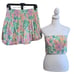 Free People Lula Bubble Skirt Set XL Multicolor Floral 2-Piece Summer Outfit