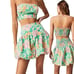 Free People Lula Bubble Skirt Set XL Multicolor Floral 2-Piece Summer Outfit