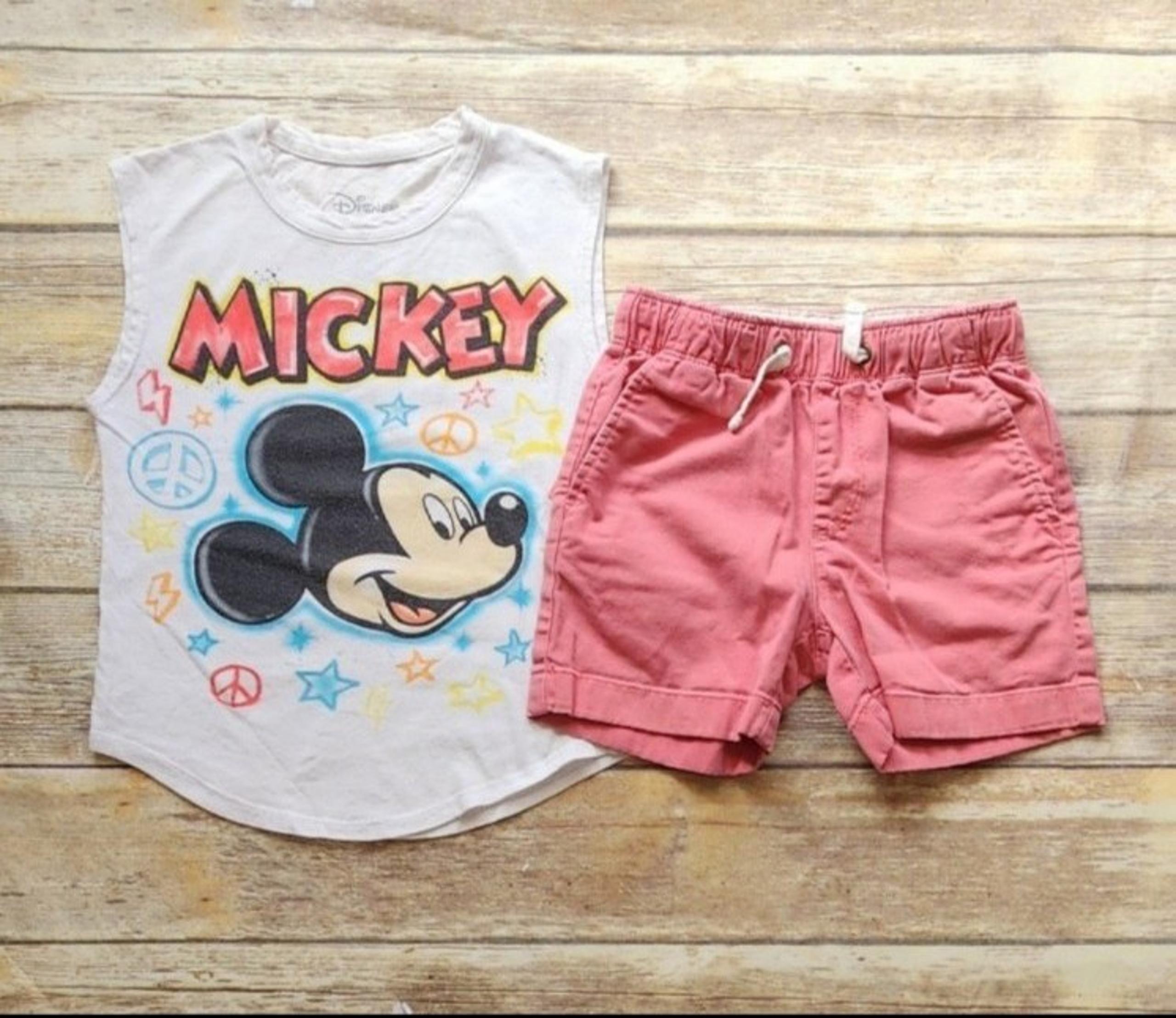 Crewcuts,  Disney Toddler Short and Top Set Size 5T
