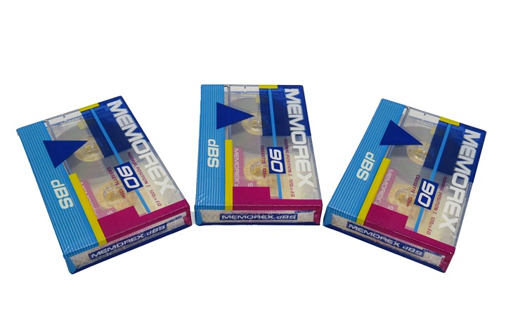 NEW SEALED MEMOREX Blank Cassette Tape 90 min. Normal Bias 120 EQ Audio 3-Pack NEW SEALED MEMOREX Blank Cassette Tape 90 min. Normal Bias 120 EQ Audio 3-Pack