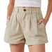 Free People Billie Chino Shorts - Size 10 - Almond Milk (color) - NWOT