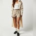 Free People Billie Chino Shorts - Size 10 - Almond Milk (color) - NWOT