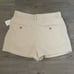Free People Billie Chino Shorts - Size 10 - Almond Milk (color) - NWOT