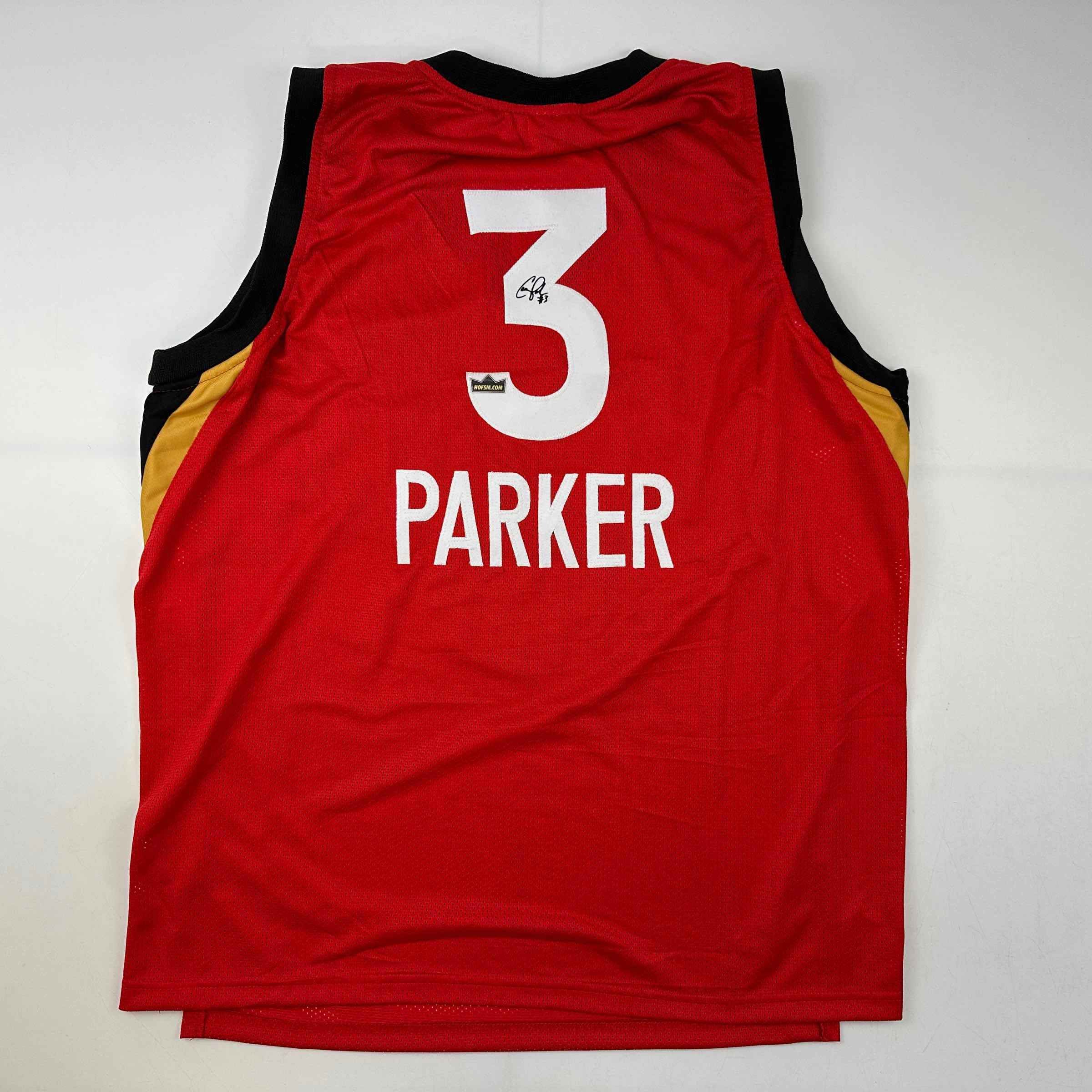 Facsimile Autographed Candace Parker Las Vegas Red Auto Jersey Size Men's XL