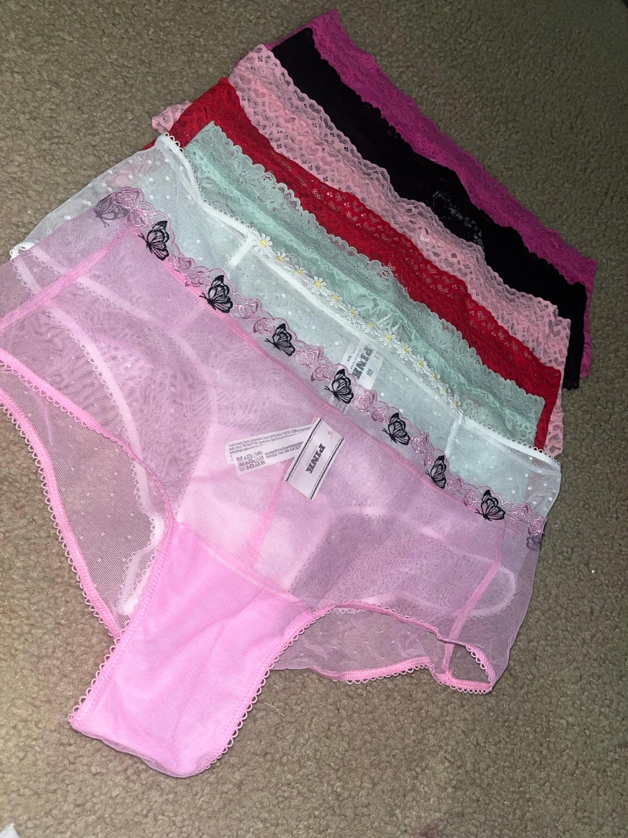 PINK Lace Cheekies- Lrg w/Free Gift