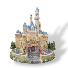 Disney Ceramic Sleeping Beauty Castle Model Vintage 2000s era Princess Fairy