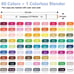 80 Colors Alcohol Markers