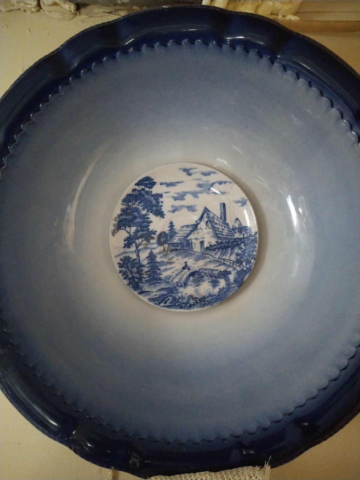A decorative bowl dated at least 100 yea