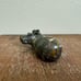 Vintage Soapstone Carved African Hippopotamus Hippo Figurine Sculpture