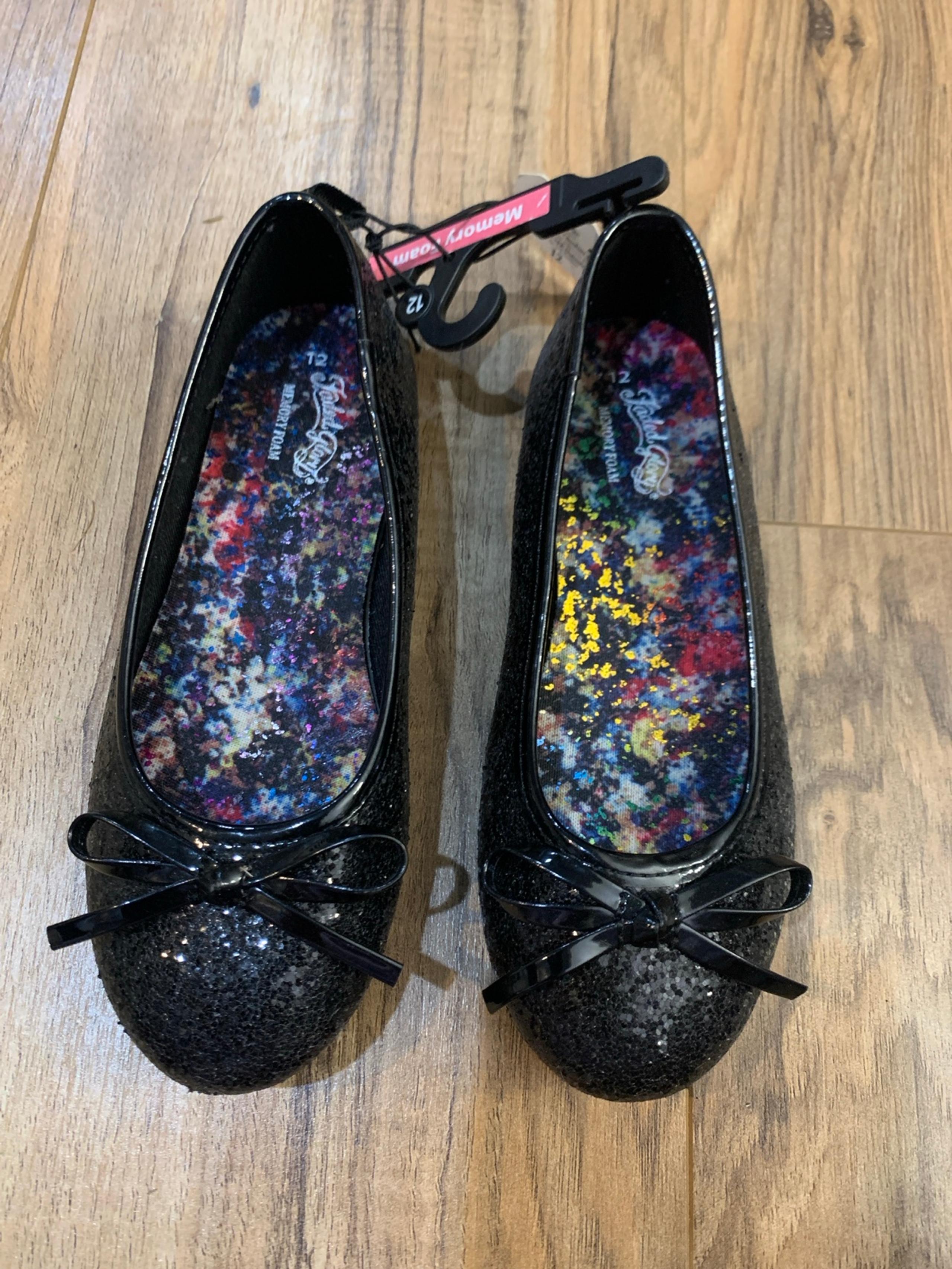 Faded Glory Girls Dazzle Flats Size 12