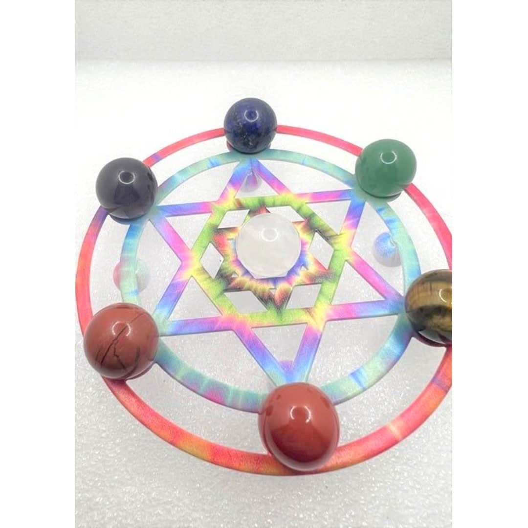 Chakra Sphere set with Stand