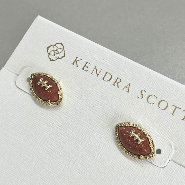 Kendra Scott Football Earrings