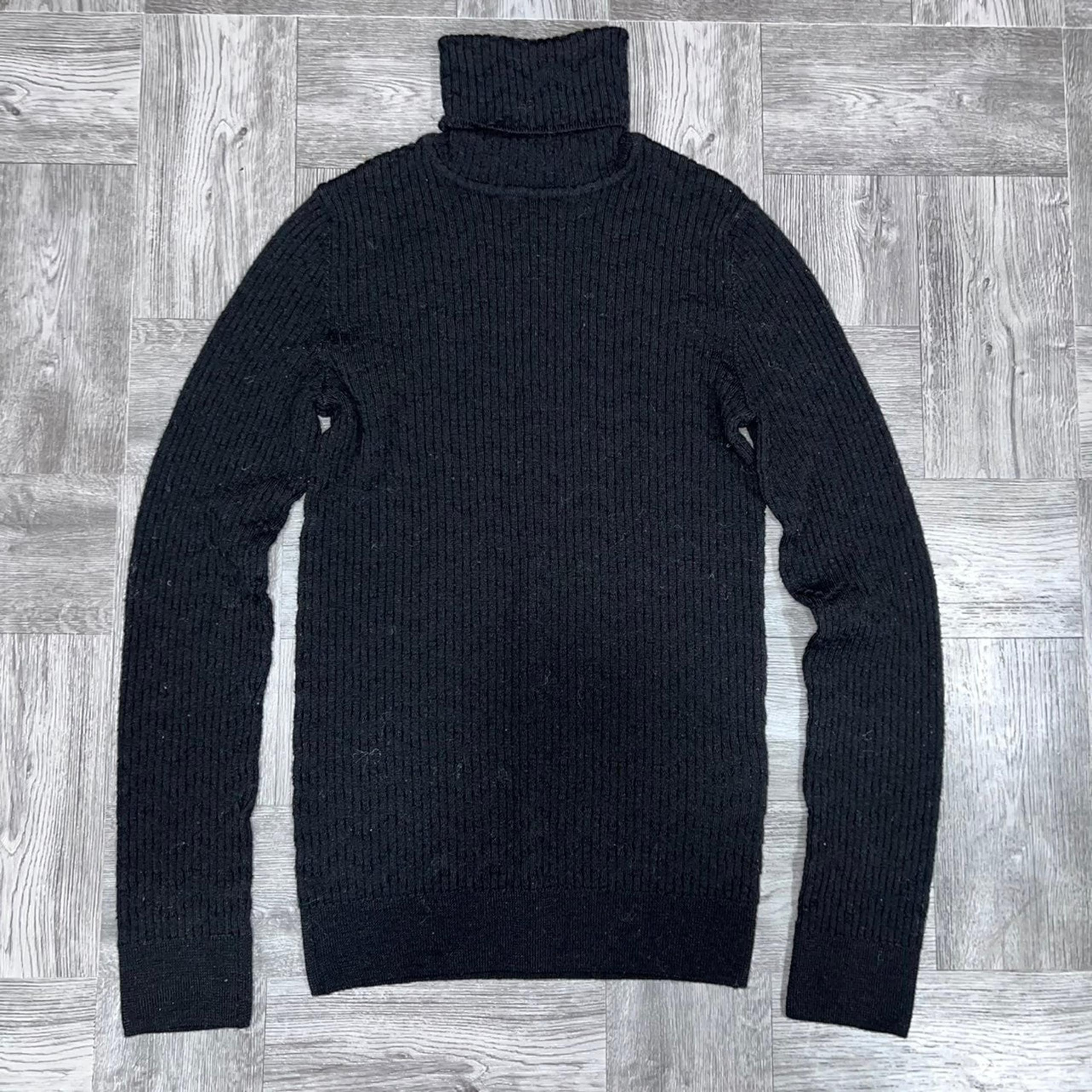 Missoni Black Ribbed Turtleneck Size 4