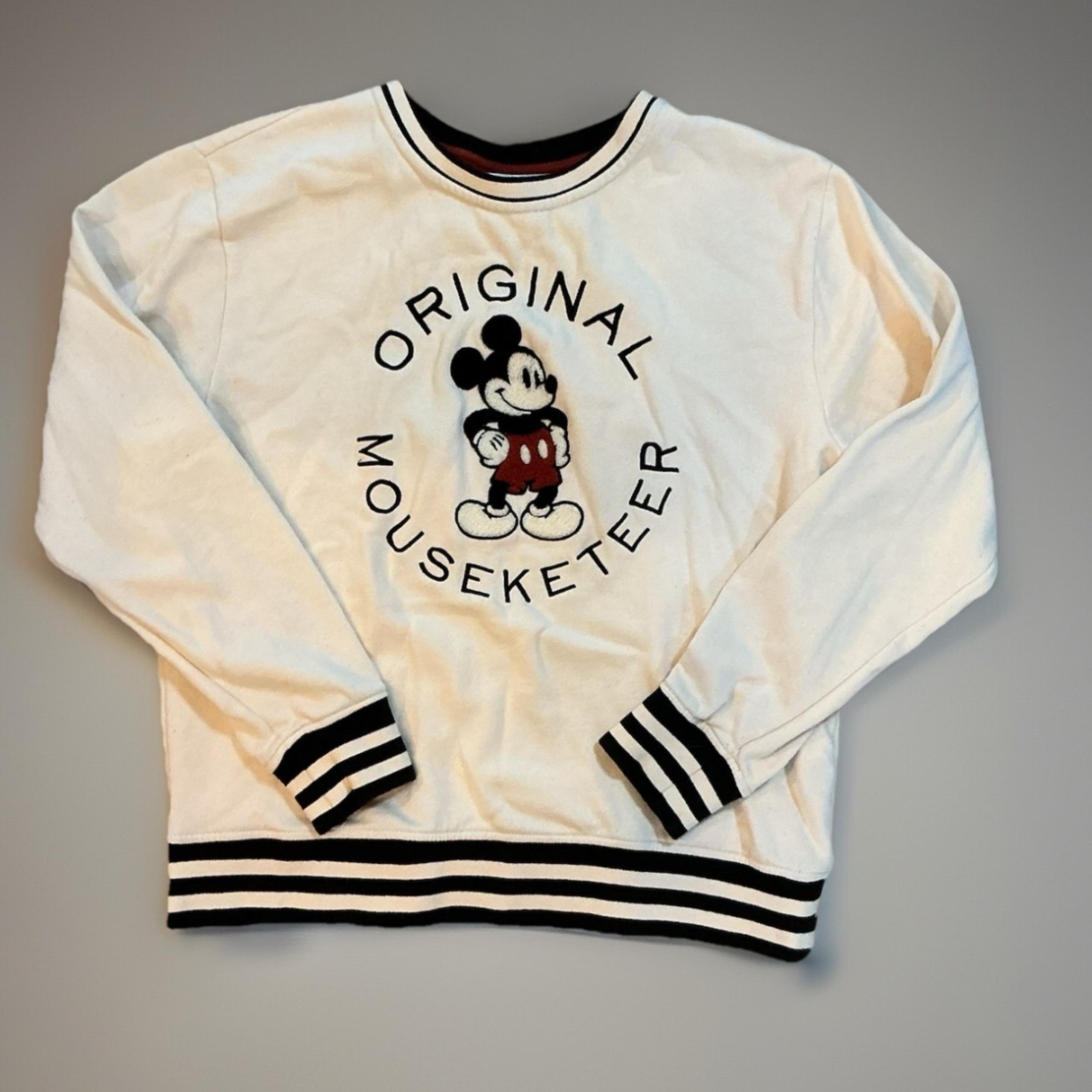 Vintage Disney Mickey Mouse Original Mousketeer Graphic Crewneck Sweatshirt M