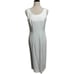 2162)Vintage S.L Fashions 2 pcs Cream Satin Trimmed Jacket Dress Size 8