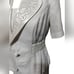 2162)Vintage S.L Fashions 2 pcs Cream Satin Trimmed Jacket Dress Size 8