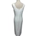 2162)Vintage S.L Fashions 2 pcs Cream Satin Trimmed Jacket Dress Size 8