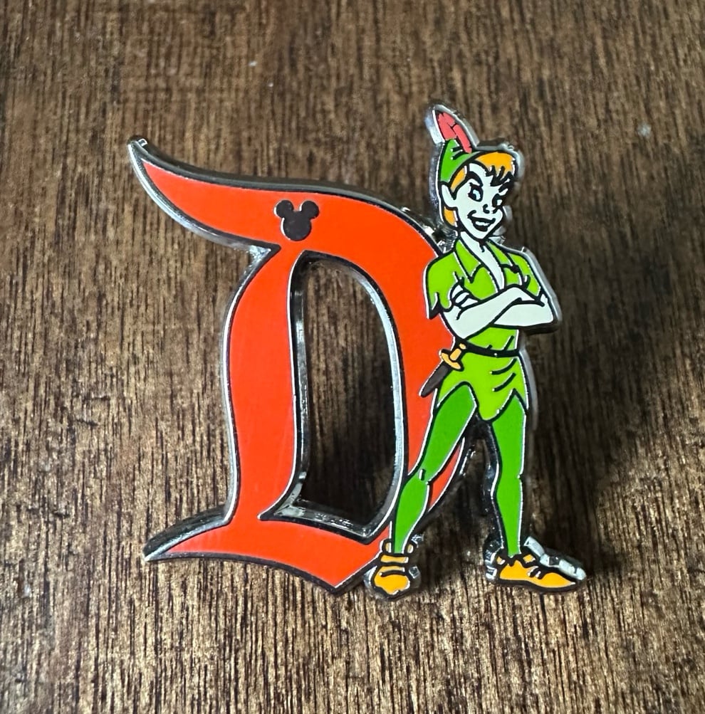 Disneyland Resort Hidden Mickey D pin - Peter Pan