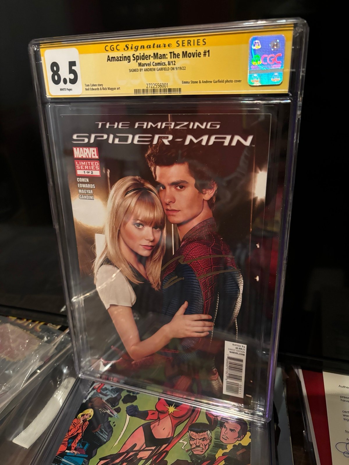 Andrew Garfield CGC SS signed comic . The Amazing Spiderman