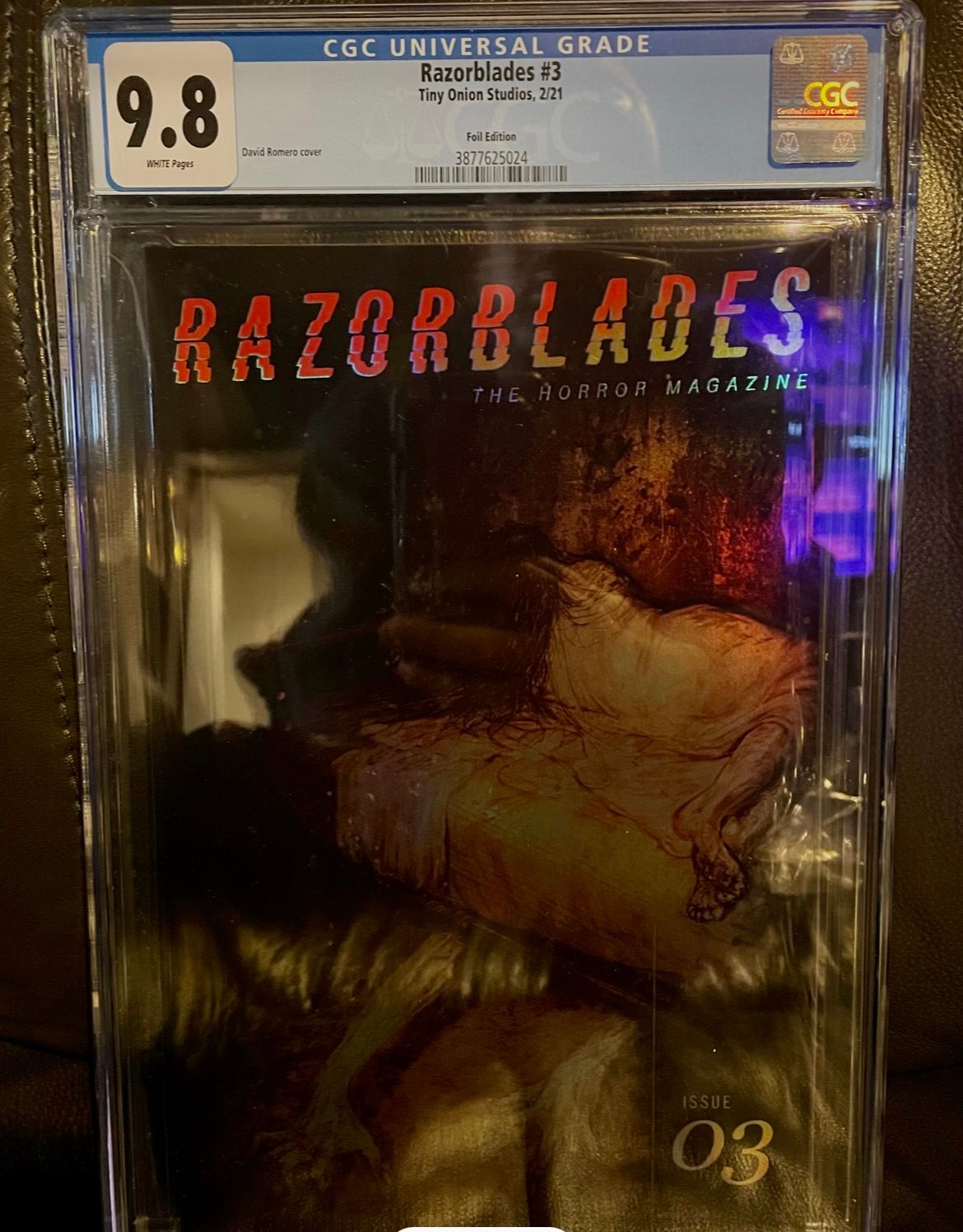 Razorblades 3 CGC 9.8 FOIL VARIANT