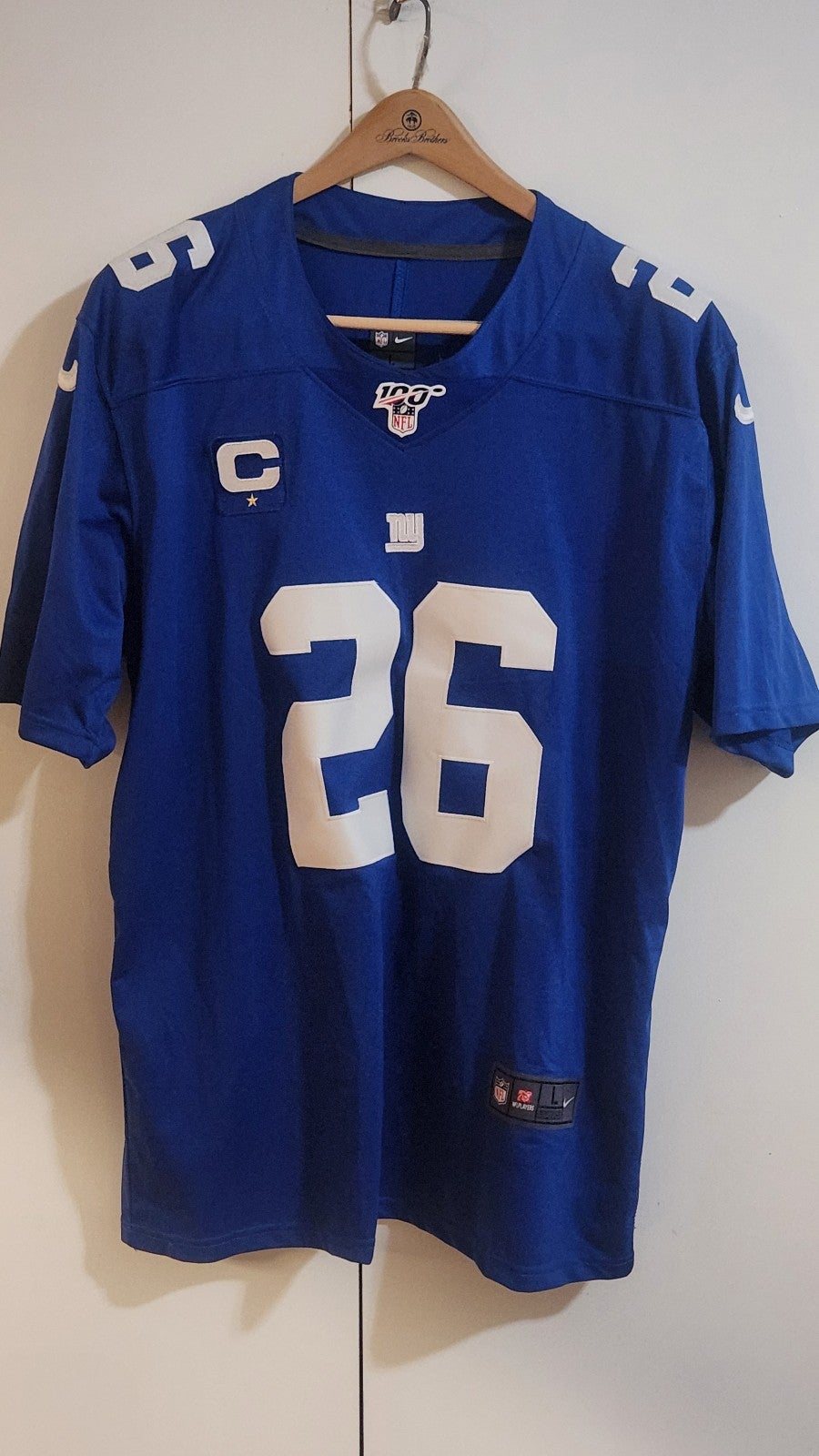 New York Giants Saquon Barkley #26 Nike Authentic Jersey- Size Large (L)