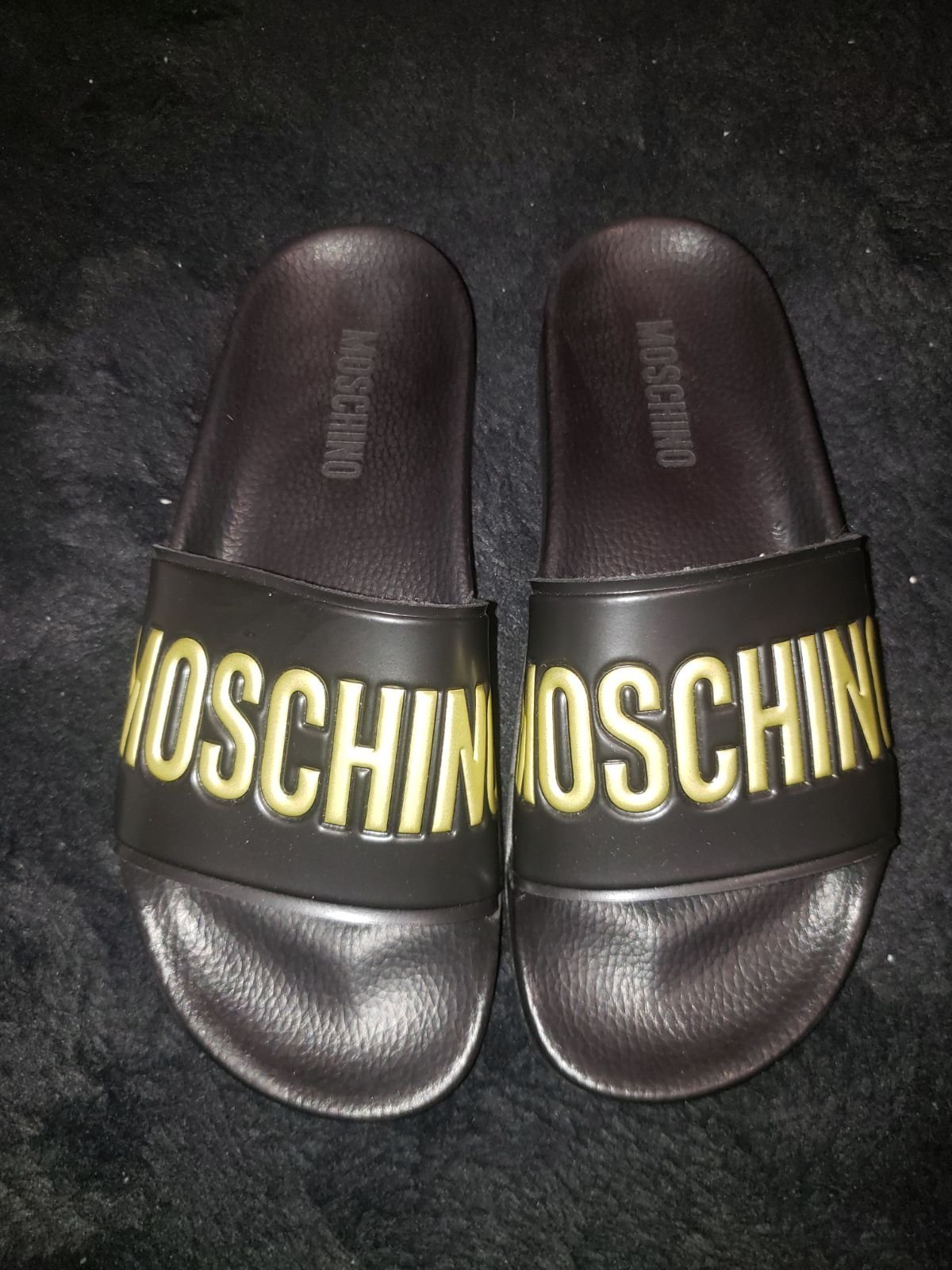 Moschino slide sandals