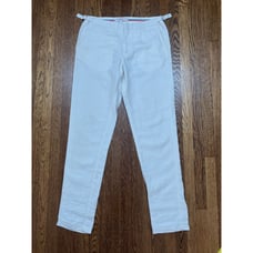 ORLEBAR BROWN White 100% Linen Straight Leg Pants Trousers Mens Size 32
