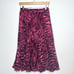 Michael Michael Kors Pink & Black Tiger Print Pleated Skirt 2