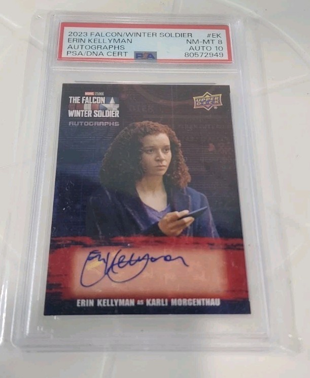 2022 UD The Falcon and Winter Soldier Autographs #AEK Erin Kellyman as Karli SSP