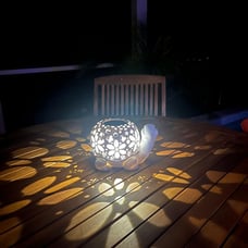 Solar Lantern Lights, Turtle Outdoor Lantern with Waterproof LED Garden Light