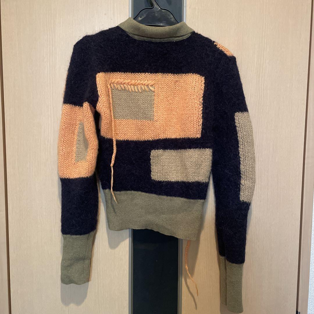 LEINWANDE Blocking Intarsia Polo