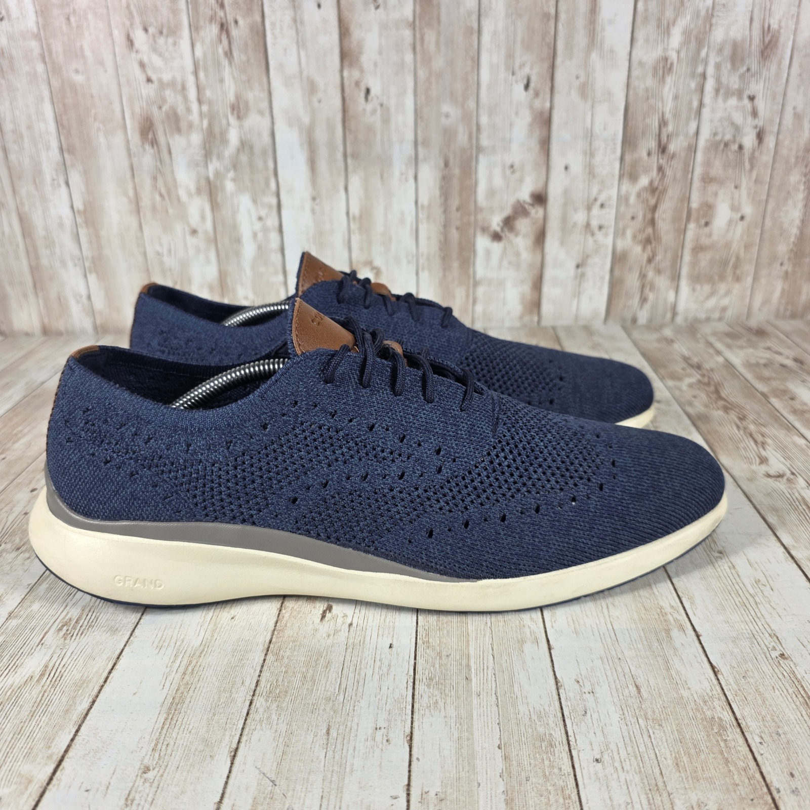 Cole Haan GrandPrø Knit Runner Sneakers Lightweight Blue Shoes Size 12